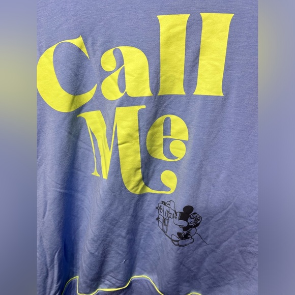 Disney Mickey Mouse Call Me Pullover Women's 2X - Picture 2 of 7